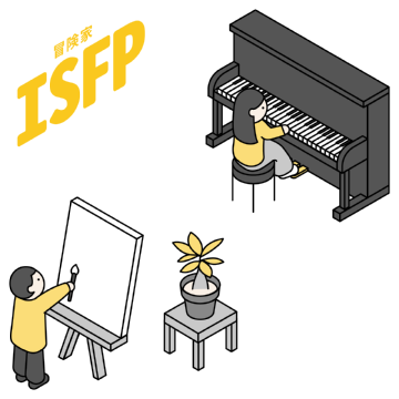 ISFP 探险家型人格头像